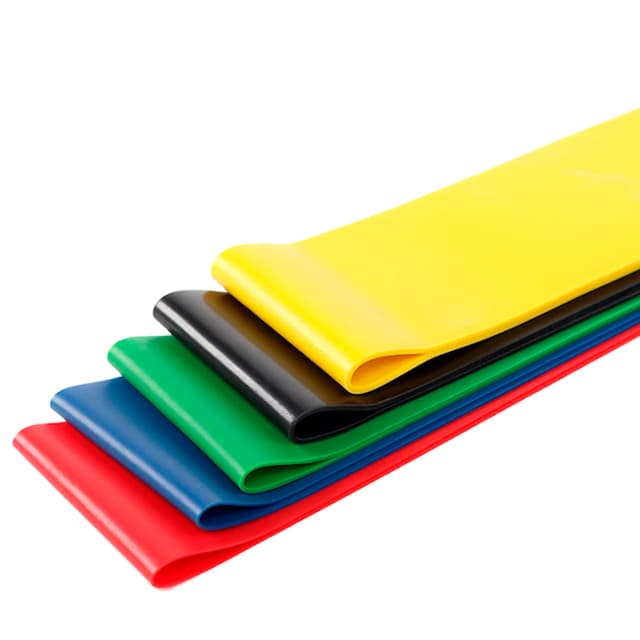 Набір гумок (5 шт) для фітнеса в чорному чохлі (X-TREME)