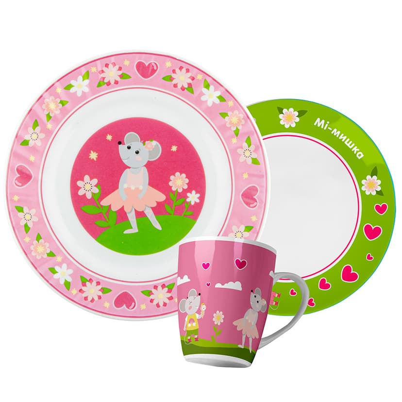 VT-409P Дитячий набір Мі-Мишка Vittora 3 пр.