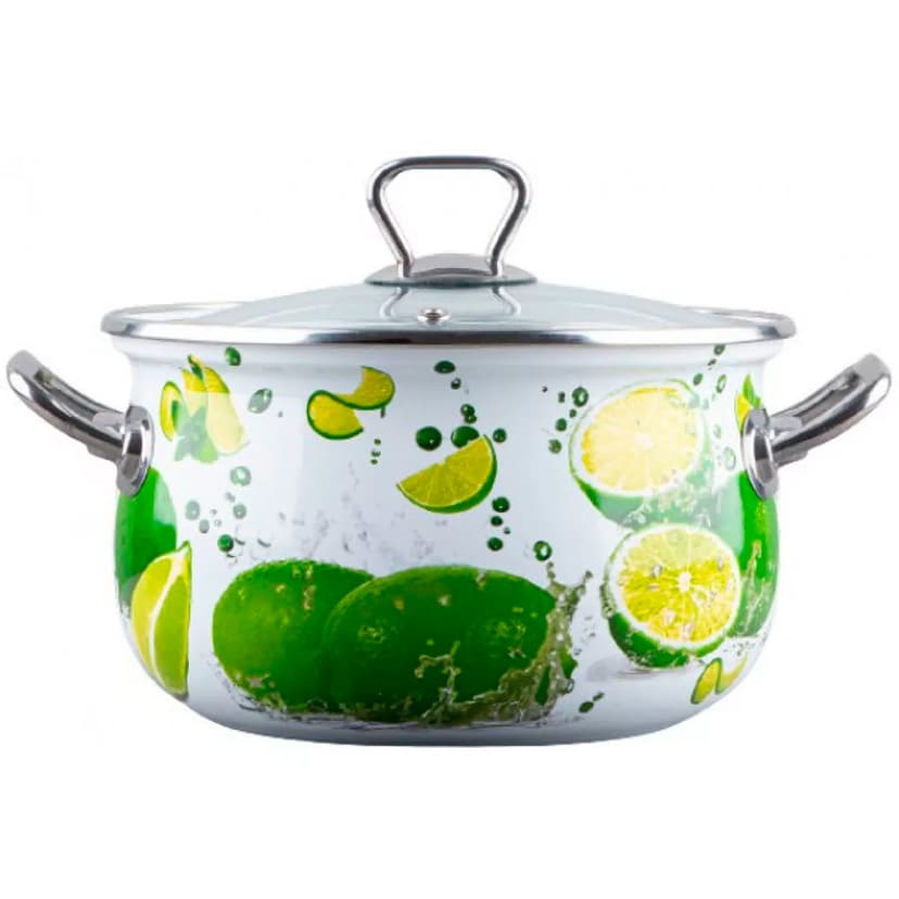 Яскраві Лайми Premium GT-T-120-LI Каструля GUSTO 20 см, 4,0 л