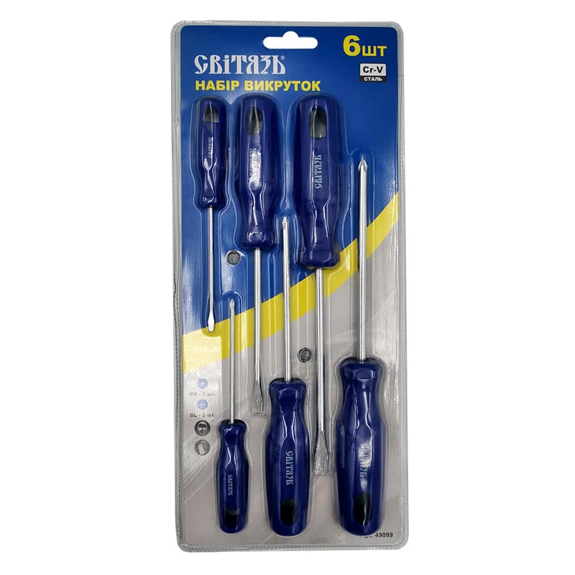 (49099) Набір викруток, 6 шт. СВІТЯЗЬ