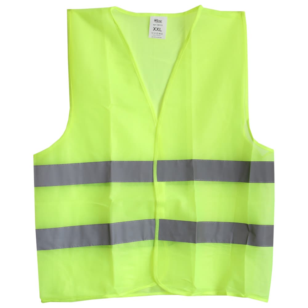 (50111) Жилет сигнальний 60 г/м2 (70х60 см) XXL, жовтий WERK — фото 1