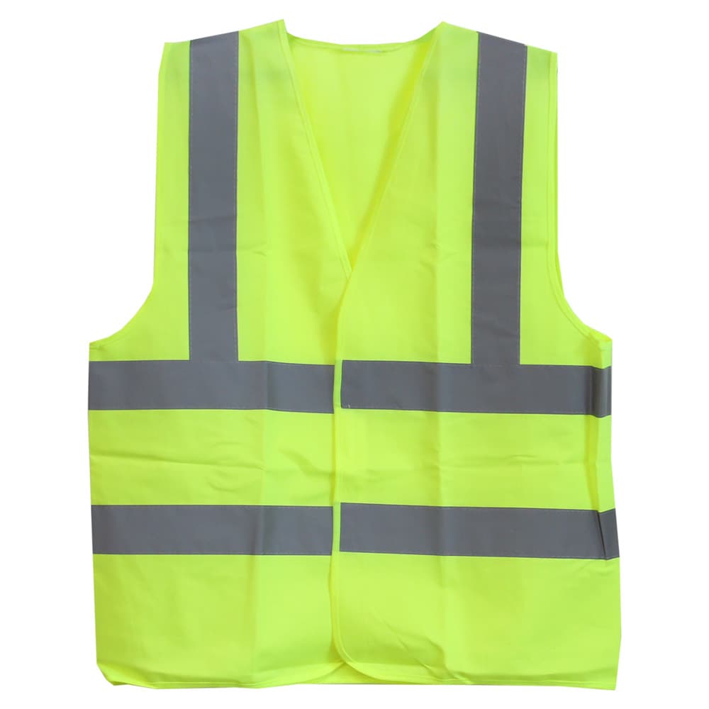 (50022) Жилет сигнальний 120 г/м2 (70х60 см) XXL, жовтий WERK — фото 1