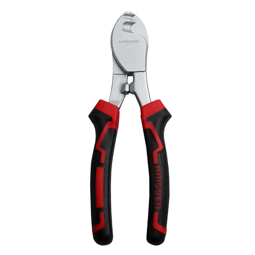 (41158) Кусачки для кабелю 160мм двокомпонентні ручки HAISSER