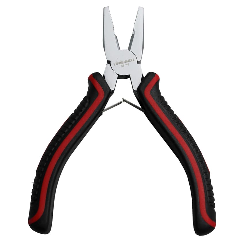 (41159) Міні плоскогубці 127мм Cr-V Pearl-nickel HAISSER