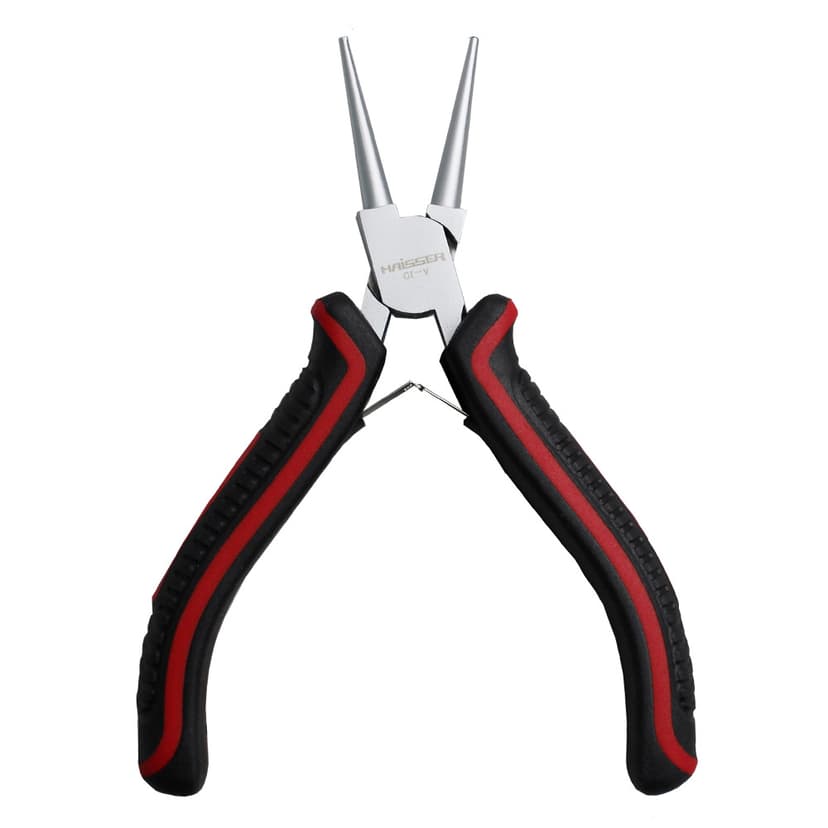 (41165) Міні круглогубці 127мм Cr-V Pearl-nickel HAISSER