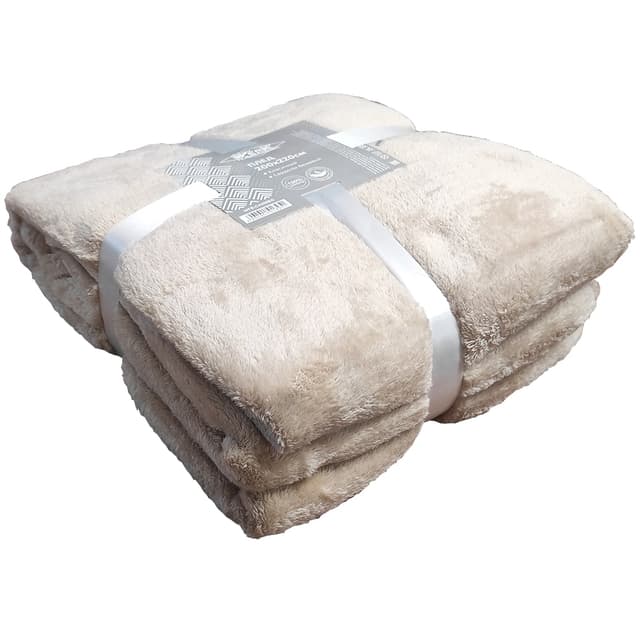 Плед класичний 200х220см "Сердолік бежевий" WFB-4400BG (WERK)