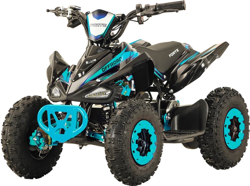 Квадроцикл акумуляторний FORTE ATV800NE сіро-бірюзовий
