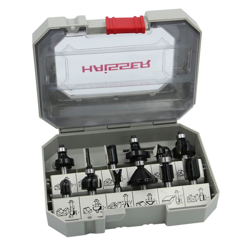 Набір фрез по дереву, 12 шт. (HAISSER)