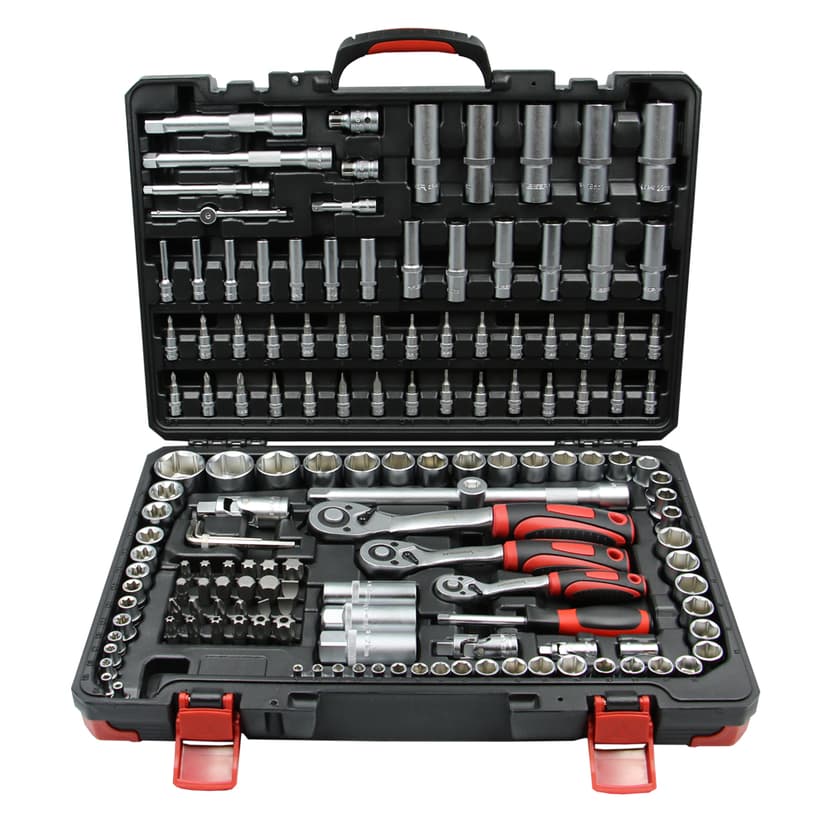 (70220) Набір інструментів професійний 1/2" і 3/8" і 1/4" 151 од. HAISSER