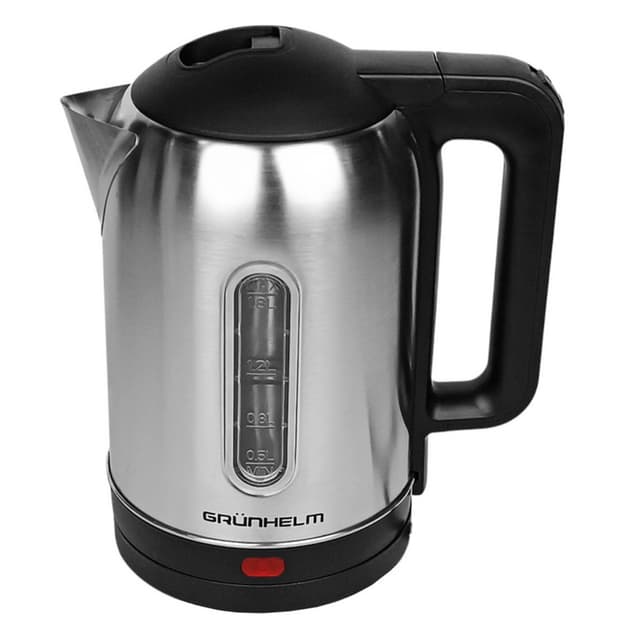 Електрочайник Метал - EKS-1928S, 1,8л, 1500Вт, сільвер, диск (GRUNHELM)