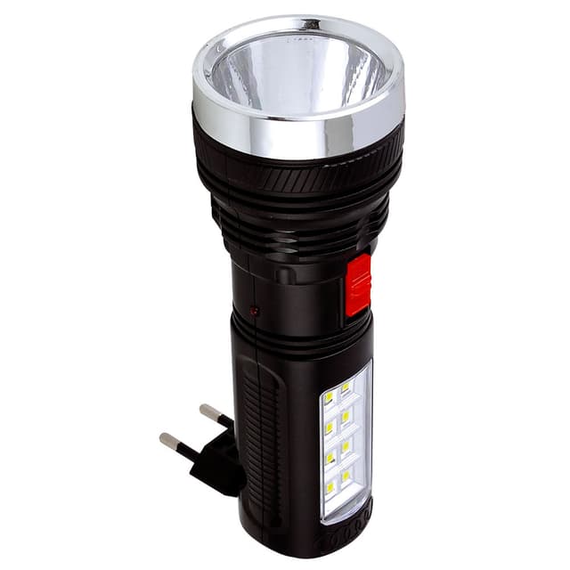 Ліхтар LED, акум, ручний - GR-227 (1W LED+8SMD, 400mAh) (GRUNHELM)