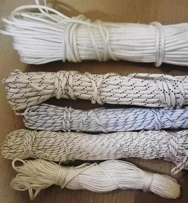 Шнур капроновий плетений діаметр 4мм, довжина 20м