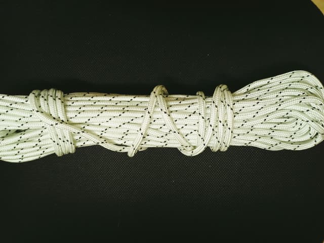 Шнур капроновий плетений діаметр 6мм, довжина 20м