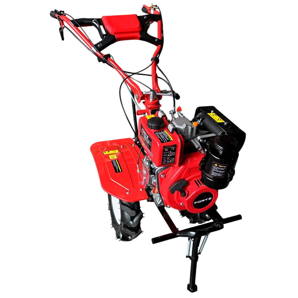 Культиватор червоний (ПОВІТРЯ) - 1050S NEW(колеса 8", 5,0кс) (FORTE)