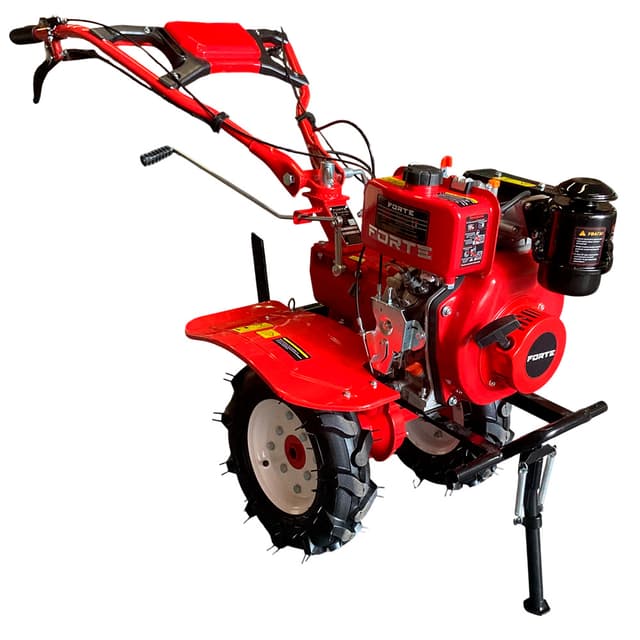 Культиватор червоний (ПОВІТРЯ) - 1050S-3 NEW(колеса 8", 5,0кс) (FORTE)