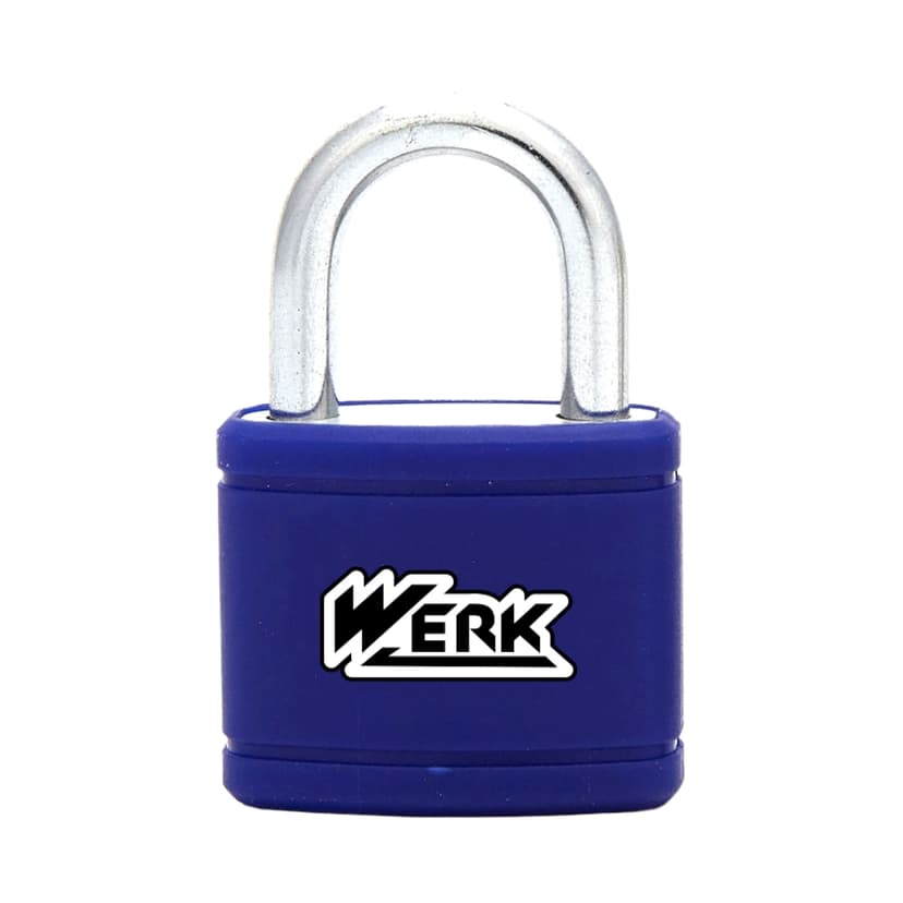 Замок навісний PVC-IP-0140W (40мм) (WERK)