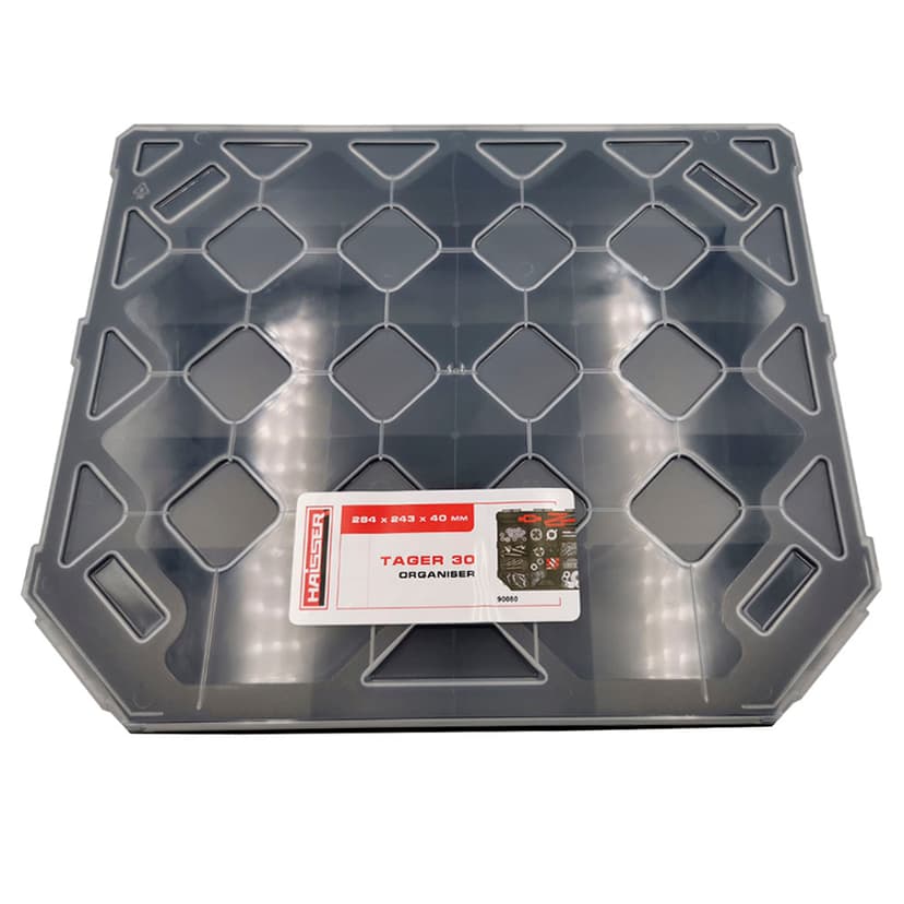 (90080) Органайзер пластиковий з фікс. секціями Tager 30 HAISSER