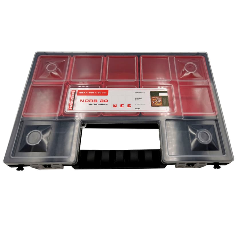 (90093) Органайзер пластиковий з рег. секціями Norb 30 HAISSER