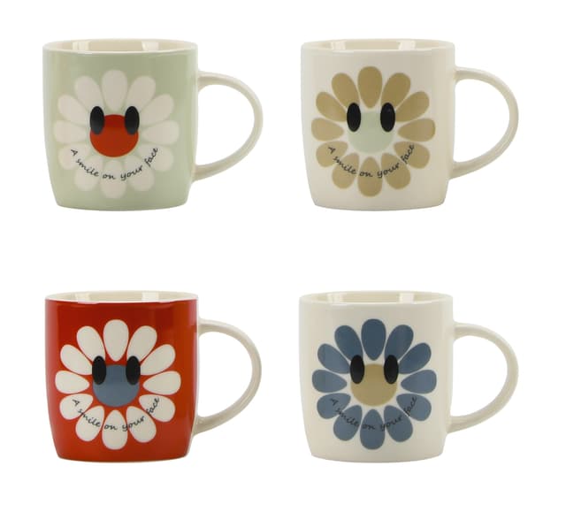 VT-C-101380 Чашка Весела квітка Vittora, 380мл