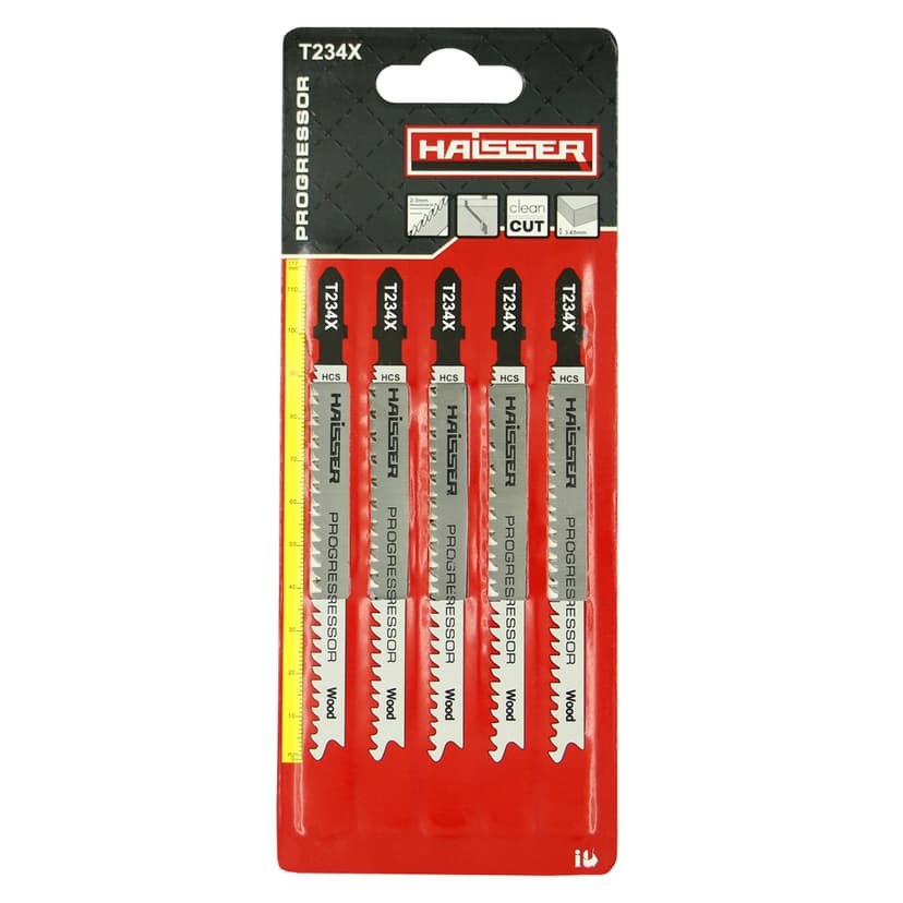 Пильні полотна - T234X, 117мм, н-р 5шт (HAISSER)
