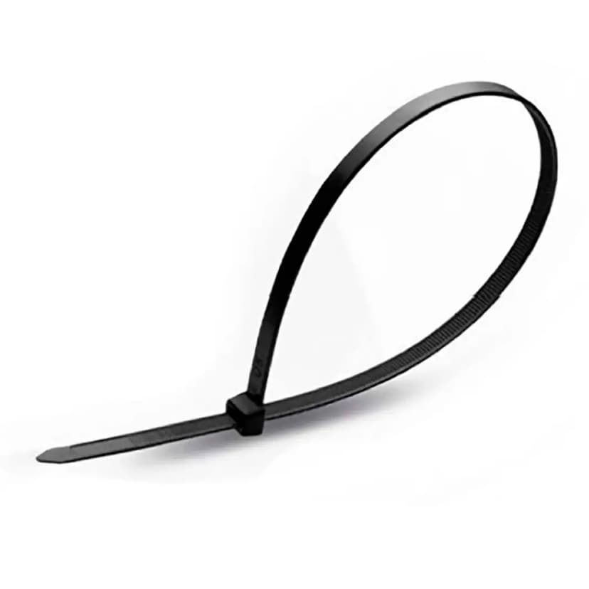 Хомут нейлоновий - 3х100 чорний, уп.100шт. (HAISSER)