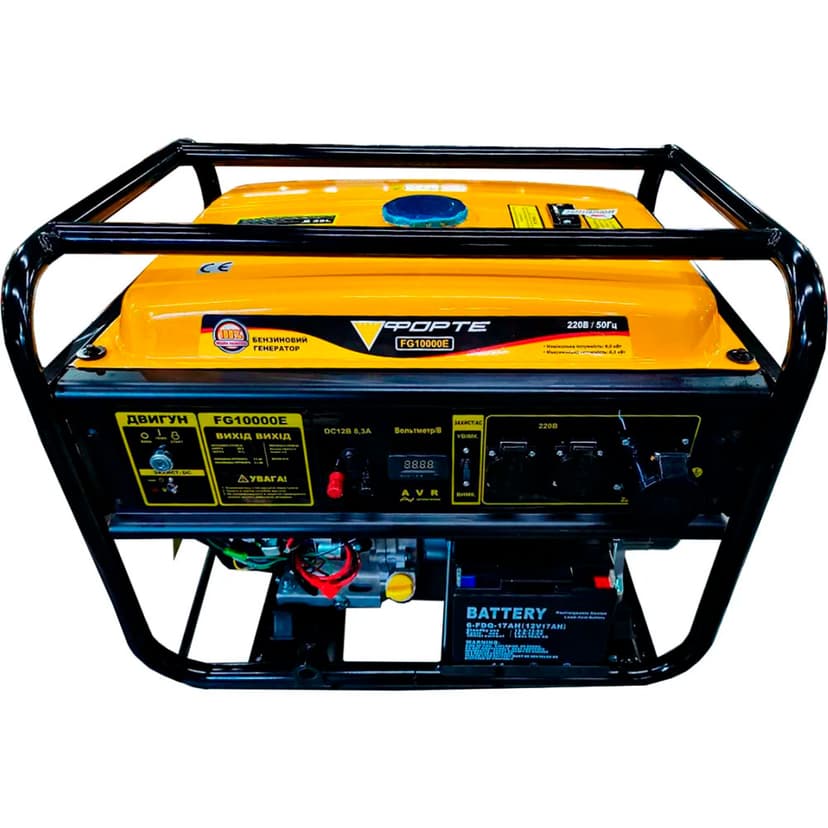 Електростанція бензинова (1 Ф) - FG10000E (8кВт) (ФОРТЕ)