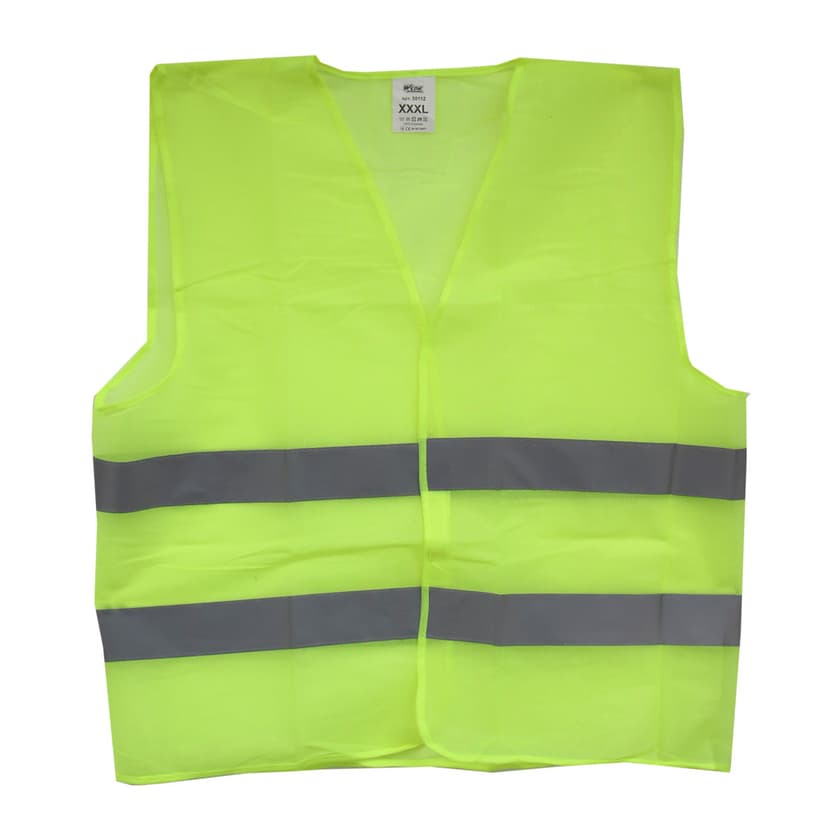 (50112) Жилет сигнальний 60 г/м2 (70х64 см) XXXL, жовтий WERK