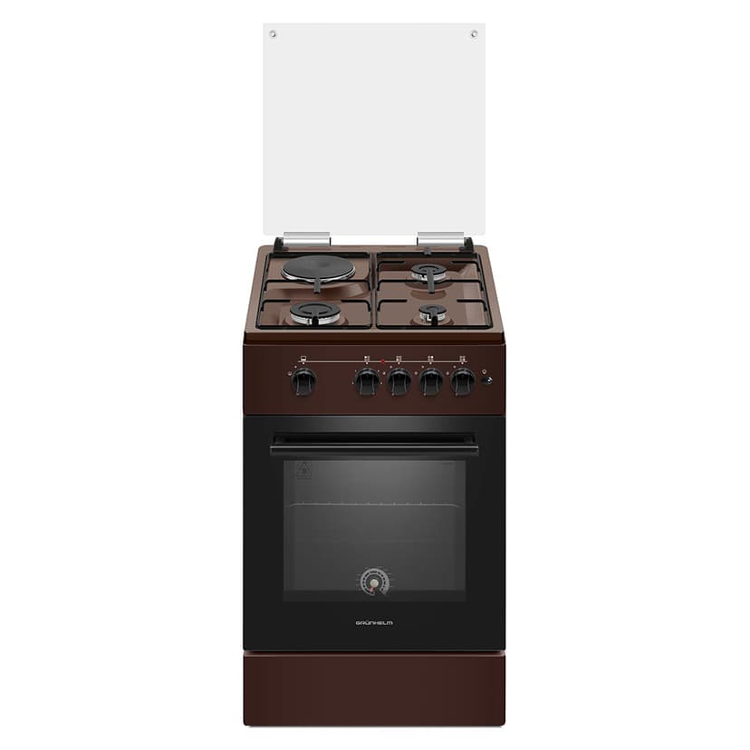 Плита газова 50см - GFG5612BR-0, коричнева (GRUNHELM)