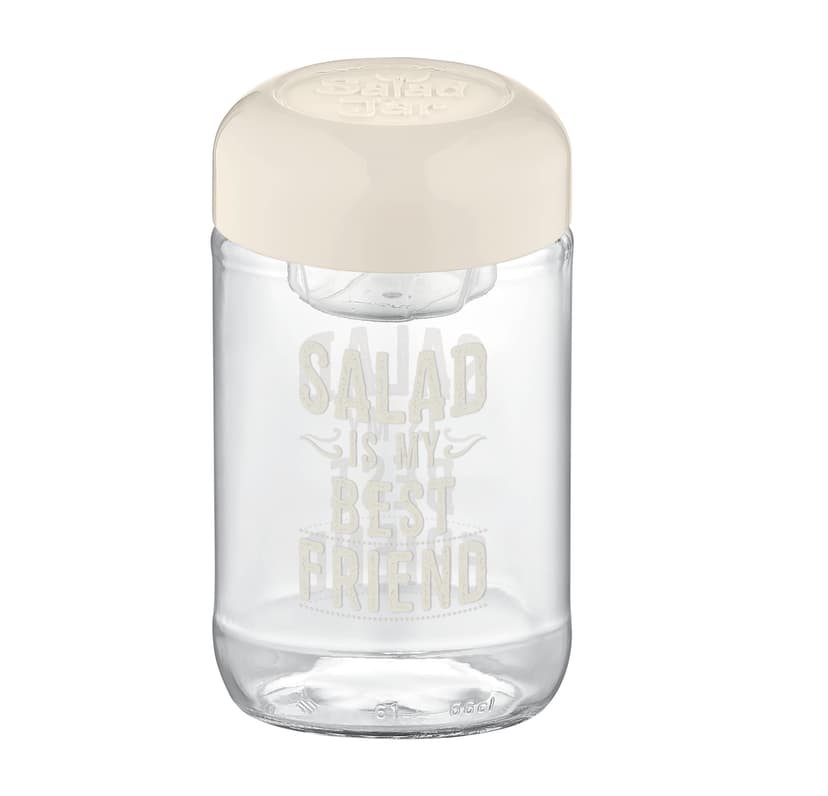 VT-192011 Ємність для салату з соусником Vega VITTORA, 580 мл, білий