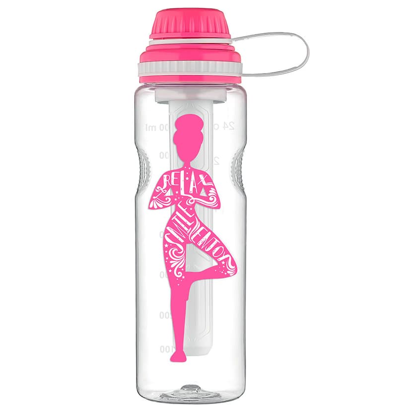 Пляшка для води Ege 750мл GT-G-912068 GUSTO, рожева