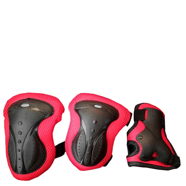 Захисні наколінники та налокітники X-TREME PE-805 червоно-чорні