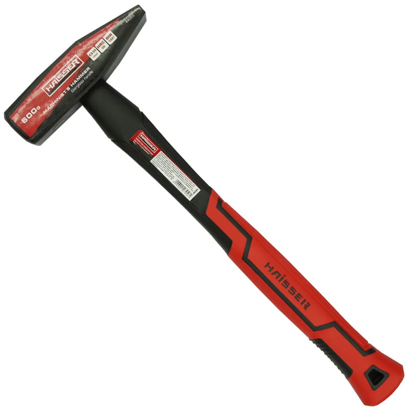 (44085) Молоток слюсарний 600 г. ручка з скв. HAISSER