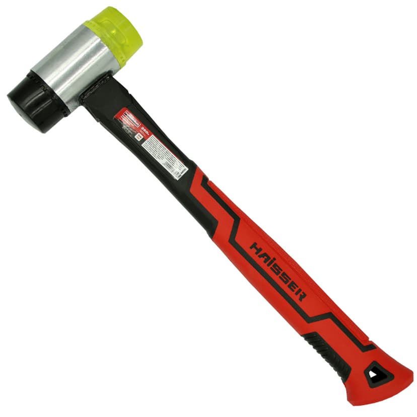 (44090) Молоток рихтувальника 380 г, 40 мм, ручка з скв. HAISSER