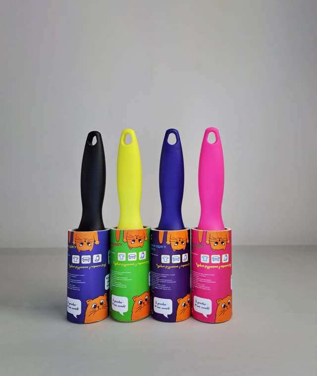 Валик WI-06-С для чищення одягу, 60 листів (WERK) кольорова ручка