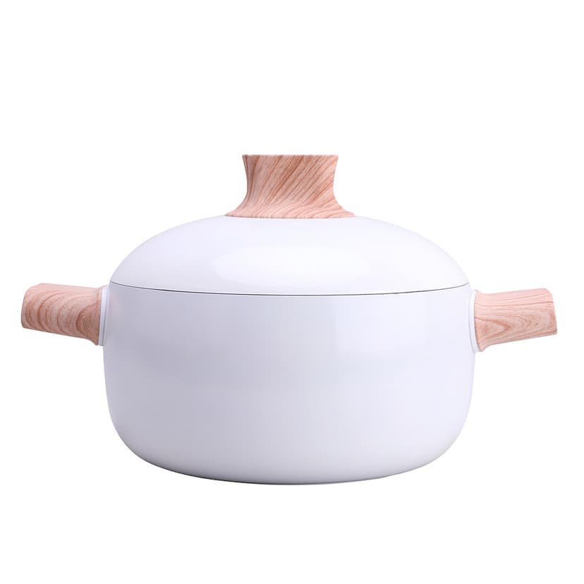 PR-2303-22 Каструля Біла перлина 22х11,5см, 4л PEPPER