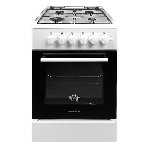 Плита газова 50см - G4FG5612W, біла (GRUNHELM)