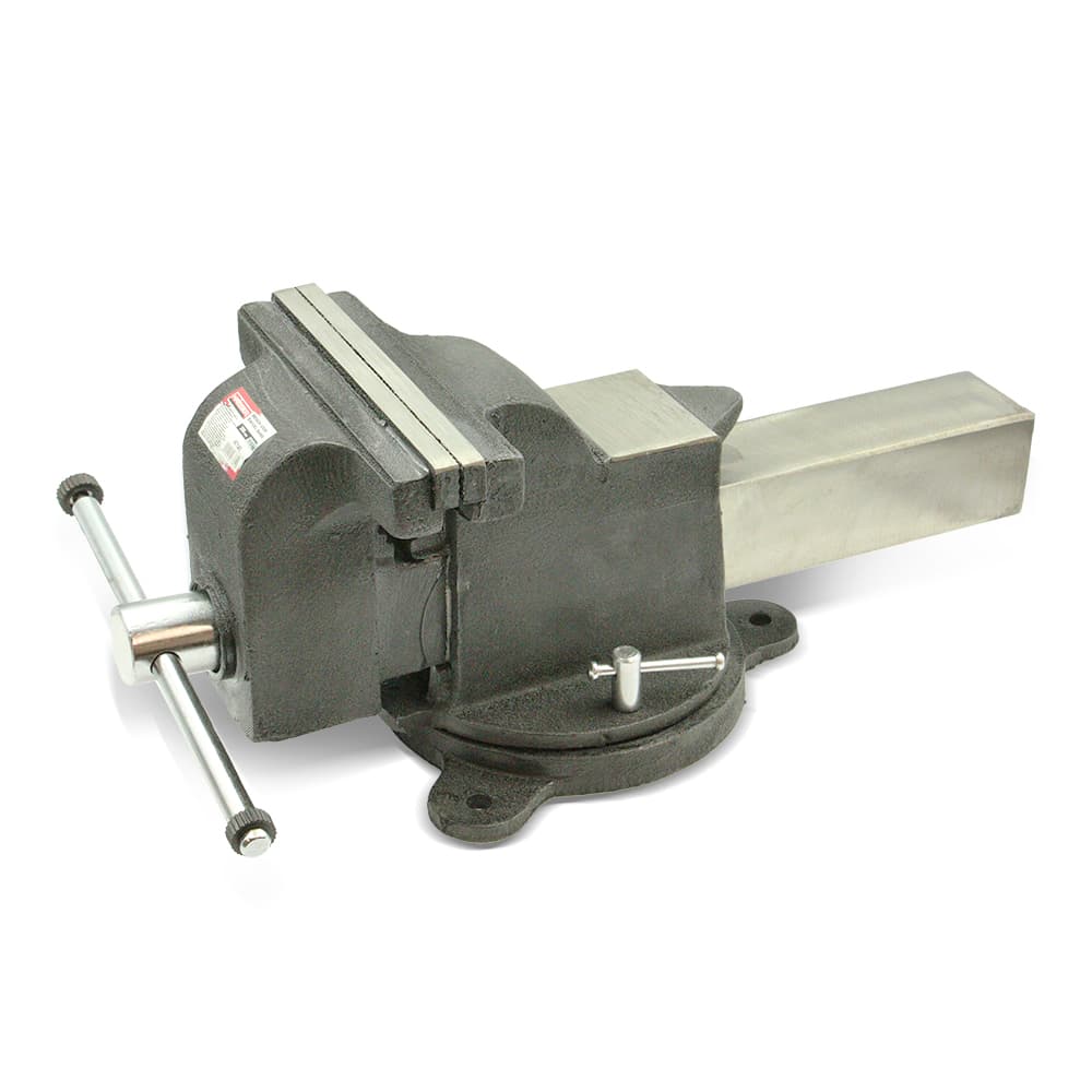 (47141) Лещата верстатні поворотні SG Iron 200мм, 17.5кг HAISSER — фото 1