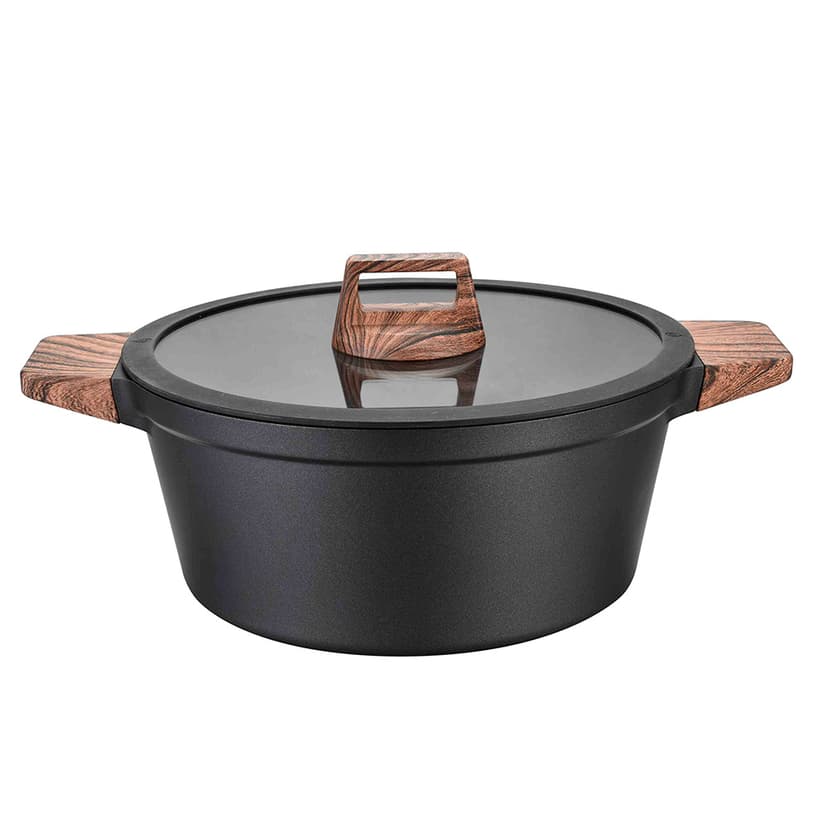 PR-2313-20 Каструля Wood 20х9,5см, 2,3л PEPPER