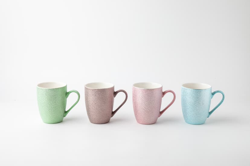 VT-C-172340 Чашка Айворі Блискітка Vittora, 340мл