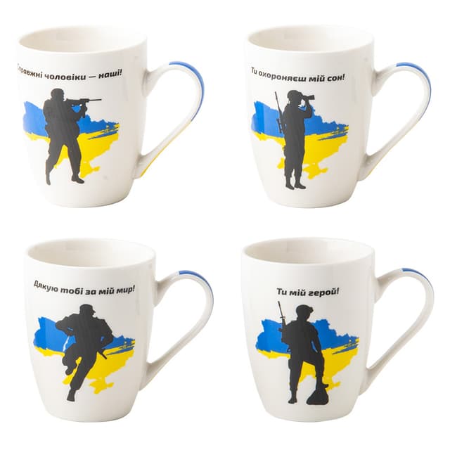 VT-C-173340 Чашка Айворі Мужність Vittora, 340мл