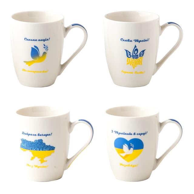 VT-C-175340 Чашка Айворі Рідна Vittora, 340мл