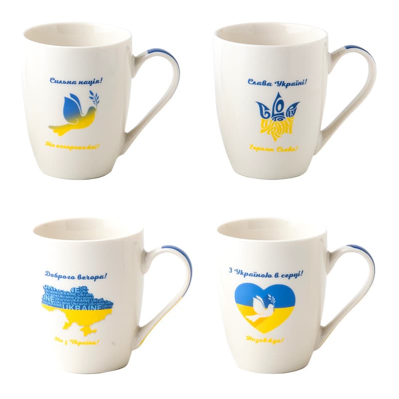 VT-C-175340 Чашка Айворі Рідна Vittora, 340мл