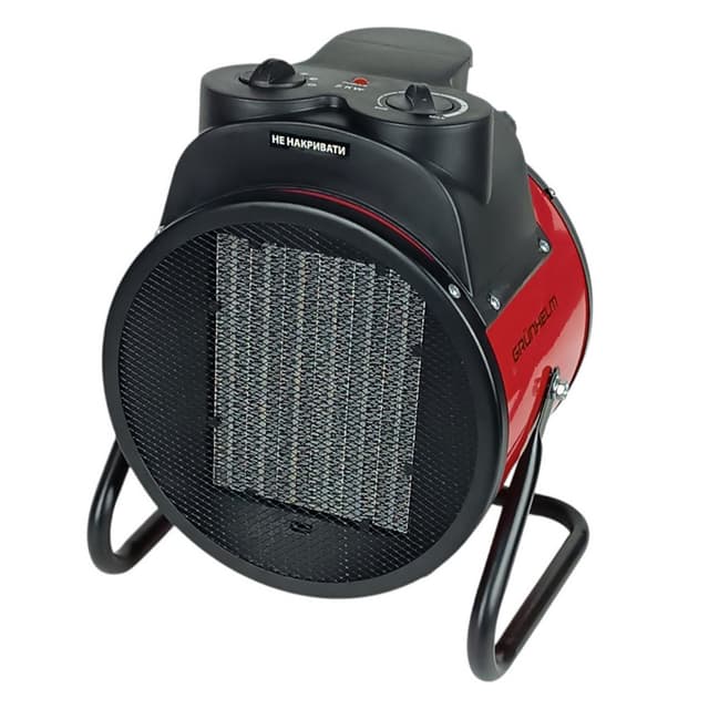 Теплова гармата електрична - PTC5000R (5кВт, 380В) (GRUNHELM)