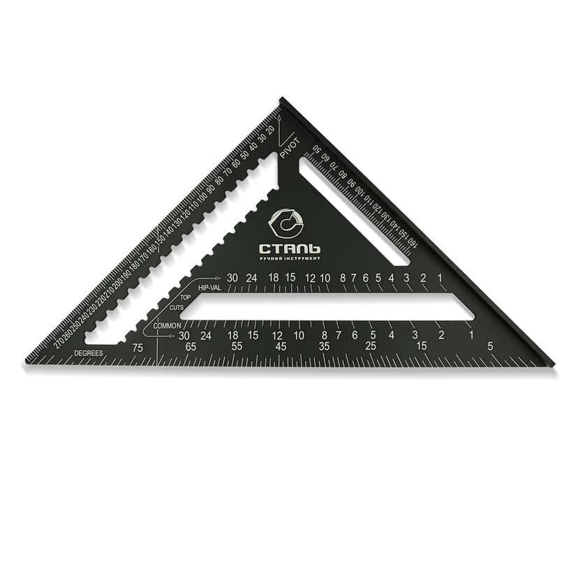 (24270) Кутник тесляра, алюм. 300 мм Сталь