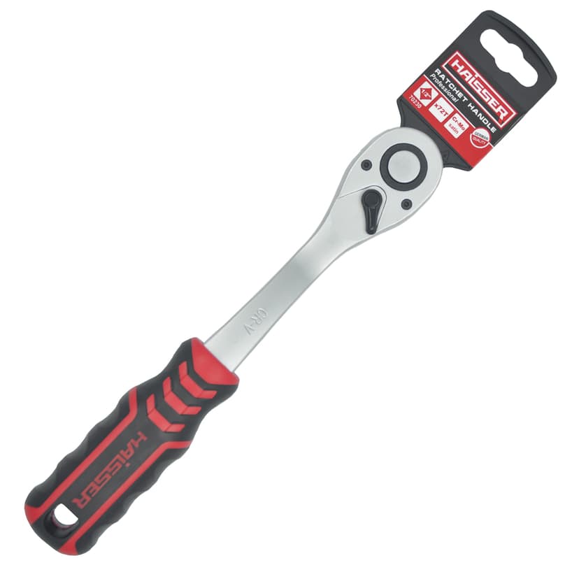 (70230) Ручка-тріскачка 1/2" 72 зубці з підвіскою HAISSER