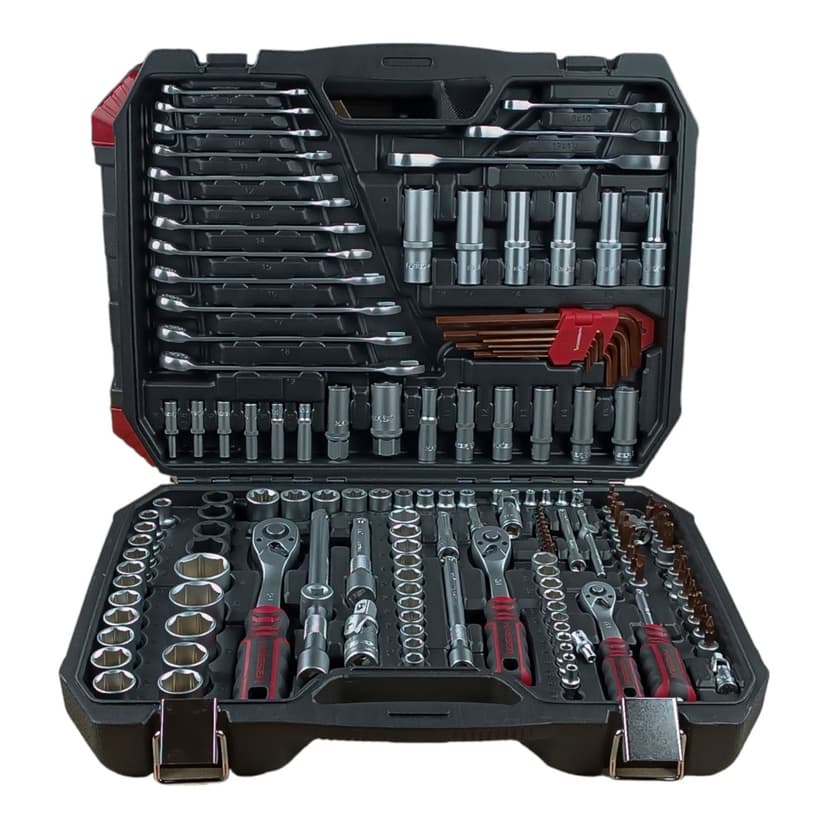 (70232) Набір інструментів професійний 1/2" і 3/8" і 1/4" 150 од. HAISSER