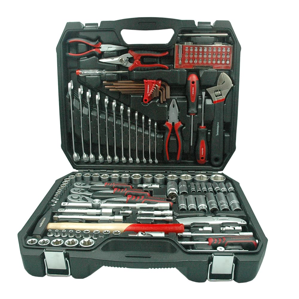 (70233) Набір інструментів професійний 1/2" і 3/8" і 1/4" 131 од. HAISSER — фото 1