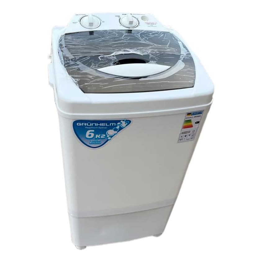 Пральна машина напівавт. однобакова GWB-W602-B (біла/блакитка, 6кг) (GRUNHELM)