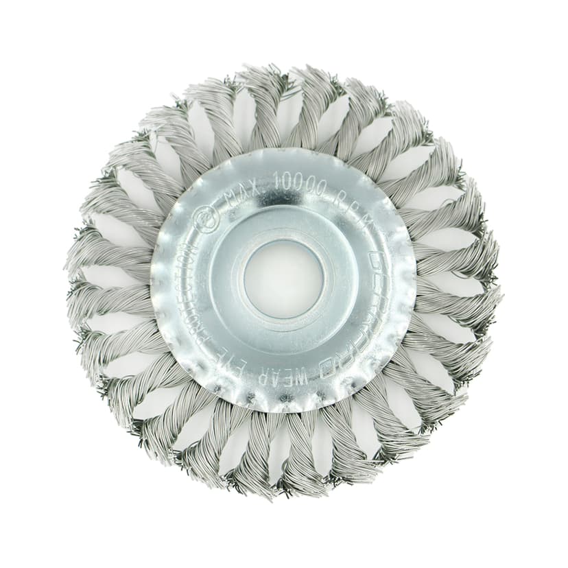 Щітка дискова плетена - 125мм (GERRARD)