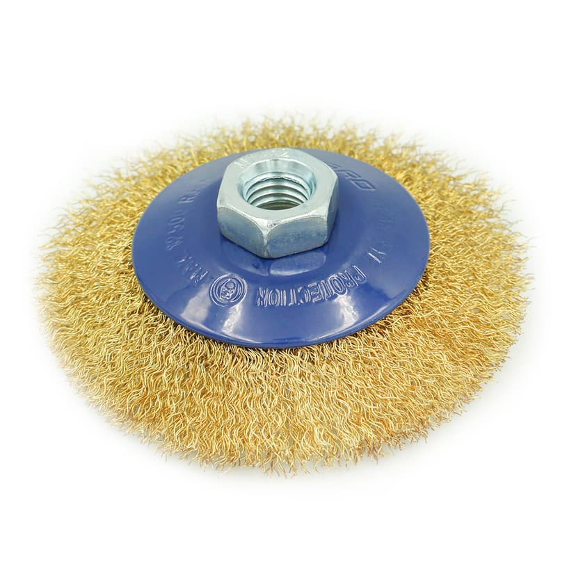 Щітка конусна рифлена - 125мм (GERRARD)